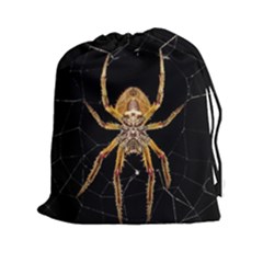 Insect Macro Spider Colombia Drawstring Pouches (xxl) by BangZart