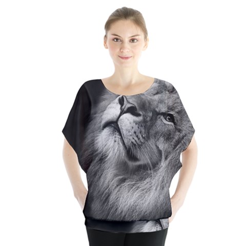Feline Lion Tawny African Zoo Blouse by BangZart