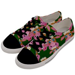 Seamless Tile Repeat Pattern Men s Low Top Canvas Sneakers by BangZart