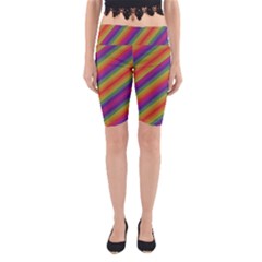 Spectrum Psychedelic Yoga Cropped Leggings by BangZart