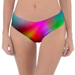Course Gradient Background Color Reversible Classic Bikini Bottoms by BangZart