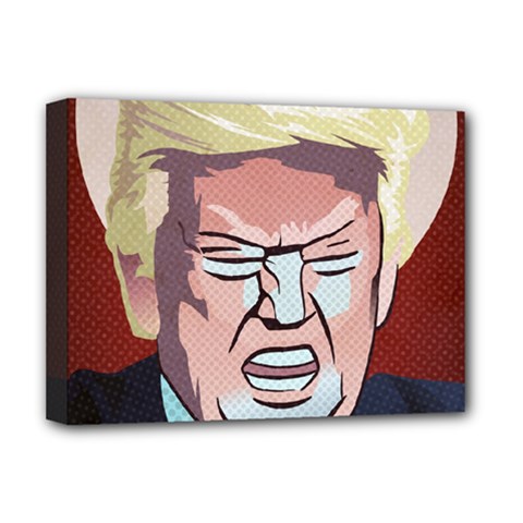 Donald Trump Pop Art President Usa Deluxe Canvas 16  X 12   by BangZart