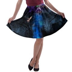 Magical Fantasy Wild Darkness Mist A-line Skater Skirt by BangZart