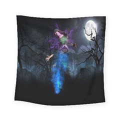 Magical Fantasy Wild Darkness Mist Square Tapestry (small) by BangZart