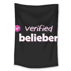 Verified Belieber Large Tapestry by Valentinaart