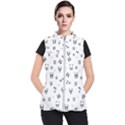 Panda pattern Women s Puffer Vest View1