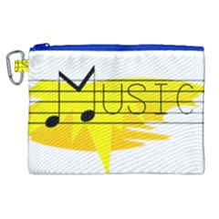 Music Dance Abstract Clip Art Canvas Cosmetic Bag (xl) by Celenk