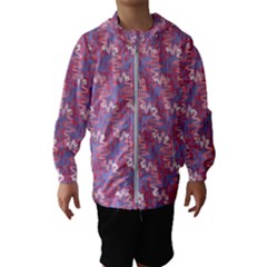 Pattern Abstract Squiggles Gliftex Hooded Wind Breaker (kids) by Celenk