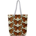 Butterfly Butterflies Insects Full Print Rope Handle Tote (Small) View1