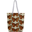 Butterfly Butterflies Insects Full Print Rope Handle Tote (Small) View2