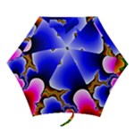 Fractal Background Pattern Color Mini Folding Umbrellas