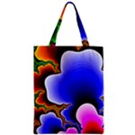 Fractal Background Pattern Color Zipper Classic Tote Bag