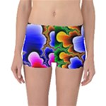 Fractal Background Pattern Color Reversible Boyleg Bikini Bottoms