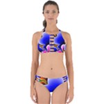 Fractal Background Pattern Color Perfectly Cut Out Bikini Set