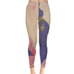Fabric Textile Abstract Pattern Leggings 