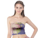Fabric Textile Abstract Pattern Tube Top