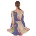 Fabric Textile Abstract Pattern Long Sleeve Skater Dress View2