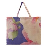 Fabric Textile Abstract Pattern Zipper Large Tote Bag