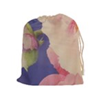 Fabric Textile Abstract Pattern Drawstring Pouches (Extra Large)