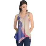 Fabric Textile Abstract Pattern Sleeveless Tunic