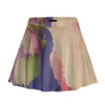 Fabric Textile Abstract Pattern Mini Flare Skirt