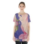 Fabric Textile Abstract Pattern Skirt Hem Sports Top