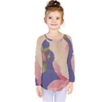 Fabric Textile Abstract Pattern Kids  Long Sleeve Tee