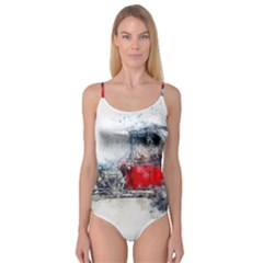 Car Old Car Art Abstract Camisole Leotard  by Celenk