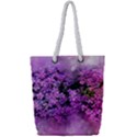 Flowers Spring Art Abstract Nature Full Print Rope Handle Tote (Small) View1