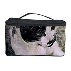 Cat Pet Art Abstract Vintage Cosmetic Storage Case by Celenk