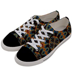 Tapestry Pattern Women s Low Top Canvas Sneakers by linceazul
