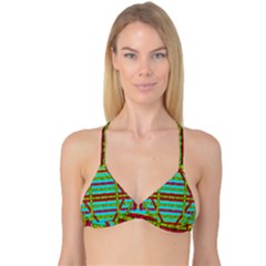 Gift Wrappers For Body And Soul Reversible Tri Bikini Top by pepitasart