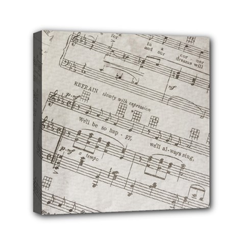 Sheet Music Paper Notes Antique Canvas Travel Bag by Celenk