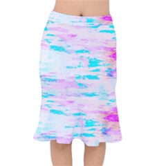 Background Art Abstract Watercolor Mermaid Skirt by Celenk