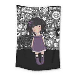 Dolly Girl In Purple Small Tapestry by Valentinaart