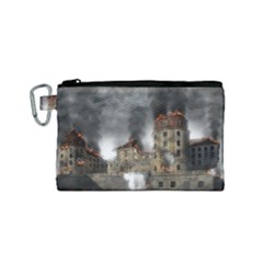 Destruction Apocalypse War Disaster Canvas Cosmetic Bag (small) by Celenk