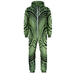 Rune Geometry Sacred Mystic Hooded Jumpsuit (men)  by Celenk