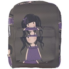 Dolly Girl And Dog Full Print Backpack by Valentinaart