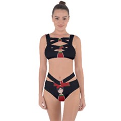 Frida Kahlo Doll Bandaged Up Bikini Set  by Valentinaart