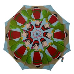 Frida Kahlo Doll Hook Handle Umbrellas (small) by Valentinaart