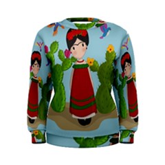 Frida Kahlo Doll Women s Sweatshirt by Valentinaart
