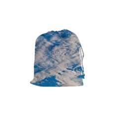 Clouds Sky Scene Drawstring Pouches (small)  by Celenk