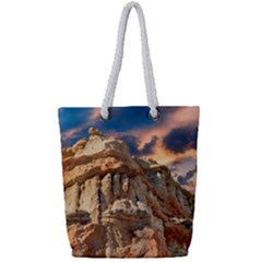 Canyon Dramatic Landscape Sky Full Print Rope Handle Tote (small)