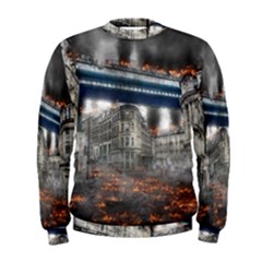 Destruction City Building Men s Sweatshirt by Celenk