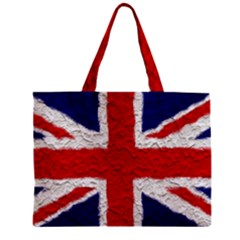 Union Jack Flag National Country Zipper Mini Tote Bag by Celenk