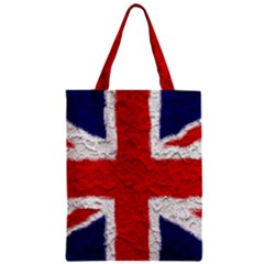 Union Jack Flag National Country Zipper Classic Tote Bag by Celenk