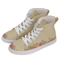 Shabby Country Women s Hi-top Skate Sneakers by NouveauDesign