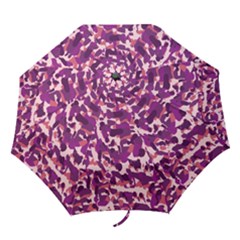 Pink Camo Folding Umbrellas by snowwhitegirl