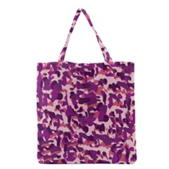 Pink Camo Grocery Tote Bag by snowwhitegirl