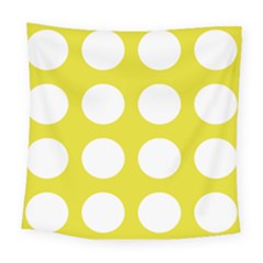 Big Dot Yellow Square Tapestry (large)